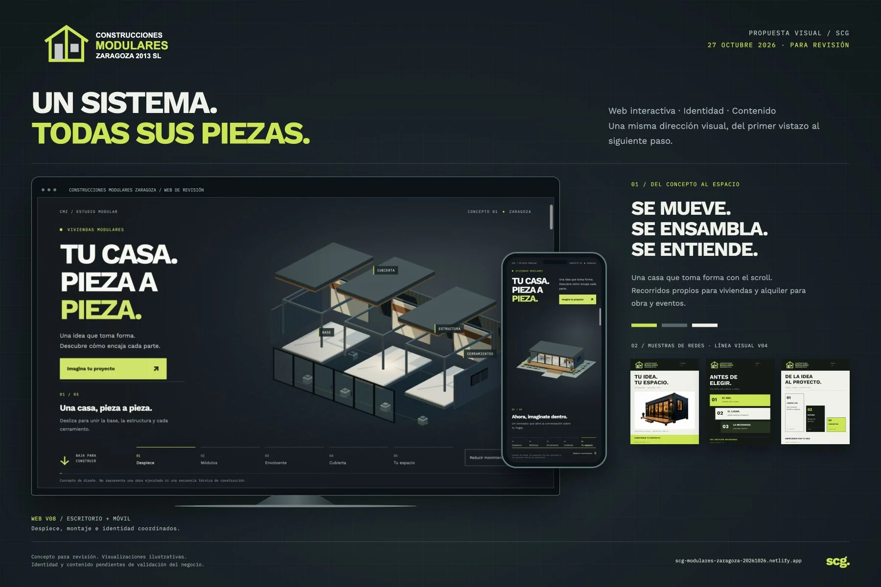 Construcciones Modulares Zaragoza · SCG